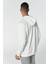 Johns Oversize Erkek Beyaz Kapüşonlu Sweatshirt 4