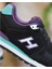 1743-PERU Hakiki Deri Anatomik Eva Tabanlı Unisex Sneakers Ayakkabı - NKT01743-SIYAH Mor-36 3
