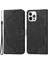 Iphone 14 Pro Telefon Kılıfı 6.1 Inç Baskılı Mandala Çiçek Cüzdan Kılıfı Pu Derisi Yumuşak Tpu Folio Flip Kapak Strap-Black (Yurt Dışından) 1