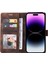 Iphone 14 Pro Pu Deri Telefon Kılıfı Cüzdan-Kılpalı Cilt Damla Damla Koşullu Stand Kabuğu (Yurt Dışından) 3
