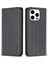 Iphone 14 Pro Pu Deri Kılıf Cep Telefonu Stand Black Için (Yurt Dışından) 1