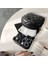 Iphone 14 Pro 14 Için Telefon Kasası Crossbody Strap Cep Telefonu Çanta Kılıfı Baskılı Rhombus Desen Pu Deri Kaplamalı Pc Zipper Telefon Kapağı Kart Tutucu ve Omuz Kayışı Black (Yurt Dışından) 3