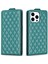 Iphone 14 Pro Koruyucu Kapak Dikey Flip Baskılı Pu Deri Telefon Kabuk Yeşili (Yurt Dışından) 1