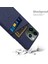 Iphone 14 Pro Telefon Kılıfı 6.1 Inç Bez+Pc Çift Katmanlı Bez Doku Çift Kart Yuvaları Koruyucu Kapak Mavisi (Yurt Dışından) 4