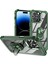 Iphone 14 Pro Fone Case Için Koruyucu Geri Kılıf Pc+Tpu Metal Ring Kickstand-Yeşil ile Kılpma Anti-Çizelge Karşıtı Kapak (Yurt Dışından) 1
