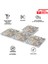 Kendinden Yapışkanlı Renkli Geometrik Desenli Pvc Karo 30X30 cm (4 Adet) 0,36 M2 2