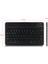 Mini Şarj Edilebilir Bluetooth Klavye ve Mouse Seti Ultra Ince Keyboard Tablet,pc,android Uyumlu QS1010 Beyaz 4