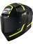 Track-1 Kask Nınety Seven Gun Metal-Yellow 1