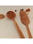 Ahşap Tahta Kaşık ve Spatula Seti - El Yapımı - Zeytin Ağacı- 33 cm 3
