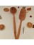 Ahşap Tahta Kaşık ve Spatula Seti - El Yapımı - Zeytin Ağacı- 33 cm 5