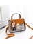 Ekose Desenli Çanta Kadın Tokalı Dekor Crossbody (Yurt Dışından) 1