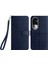 - 1383 Oppo Reno 10 Pro Plus Için Kart Tutuculu Deri Cüzdan Telefon Kılıfı - Mavi (Yurt Dışından) 1