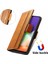 Ile Uyumlu Samsung Galaxy A22 4g Cüzdan Kılıfı, Kart Tutuculu Pu Deri Flip Kılıf Rfıd Engelleme Kickstand Telefon Kapağı (Yurt Dışından) 4