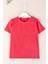 Kısa Kollu Çocuk Tişört Body Düz Narçiçeği 1