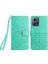- 1383 Xiaomi Redmi Note 12 4g Için Kart Tutuculu Deri Cüzdan Telefon Kılıfı - Yeşil (Yurt Dışından) 1