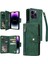 Ile Uyumluiphone 14 Pro Max Mıknatıslı Deri Zip Cüzdan Kart Sahibi (Yurt Dışından) 1
