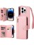Ile Uyumluiphone 14 Pro Mıknatıslı Deri Zip Cüzdan Kart Sahibi (Yurt Dışından) 1