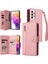 Ile Uyumlusamsung Galaxy A73 5g Mıknatıslı Deri Zip Cüzdan Kart Sahibi (Yurt Dışından) 1