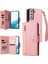 Ile Uyumlusamsung Galaxy S21 Ultra Mıknatıslı Deri Zip Cüzdan Kart Sahibi (Yurt Dışından) 1
