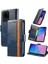 - 1383 Samsung Galaxy S20 Ultra Için Kart Tutuculu Pu Deri Cüzdan Telefon Kılıfı - Mavi (Yurt Dışından) 1
