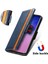 - 1383 Samsung Galaxy S20 Ultra Için Kart Tutuculu Pu Deri Cüzdan Telefon Kılıfı - Mavi (Yurt Dışından) 4