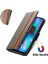 - 1383 Vivo Y3S 2021 Için Kart Tutuculu Pu Deri Cüzdan Telefon Kılıfı - Gri (Yurt Dışından) 4