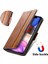 - 1383 iPhone 11 Için Kart Tutuculu Pu Deri Cüzdan Telefon Kılıfı - Kahverengi (Yurt Dışından) 4