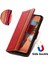 - 1383 Samsung Galaxy A11/M11 Için Kart Tutuculu Pu Deri Cüzdan Telefon Kılıfı - Bordo (Yurt Dışından) 4