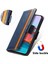 - 1383 Xiaomi Redmi Note 10 Pro Için Kart Tutuculu Pu Deri Cüzdan Telefon Kılıfı - Mavi (Yurt Dışından) 4