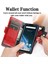 - 1383 Oukitel C25 Için Kart Tutuculu Pu Deri Cüzdan Telefon Kılıfı - Bordo (Yurt Dışından) 2