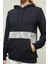 Kadın Regular Uzun Kollu Bisiklet Yaka Baskılı Kanguru Cepli Sweatshirt 5
