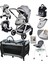 9 In 1 Full Takım Set 990 Travel Sistem Bebek Arabası 560 Oyun Parkı Yatak Beşik ve Mama Sandalyesi 1
