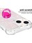 iPhone 15 Glitter Sparkle Şok Geçirmez Kapak Yüzüğü Kickstand Tpu Telefon Kılıfı (Yurt Dışından) 4