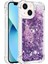 iPhone 15 Sevimli Işıltı Akan Telefon Kasası Şok Geçirmez Korumalı Yumuşak Tpu Kapağı (Yurt Dışından) 1