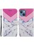 iPhone 15 Pu Deri Flip Kapak Cüzdan Stand Telefon Kılıfı Kayış (Yurt Dışından) 1