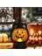 Halloween Günışığı Renk Plastik Balkabağı Gaz Lambası Fener 13X6 cm 1 Adet 1