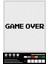 Game Over Stıcker 30 x 4 cm 1