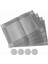 4'lü Servis Altlığı + 4 Bardak Altlığı ile Silinebilir Servis Altlığı 8'li Set, Servis Altlıkları Yıkanabilir, Su Geçirmez Pvc, Aşınmaya Dirençli Servis Altlığı (Yurt Dışından) 2