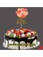 Happy Birthday Kalp Pasta Süsü, 20CM x 10CM - Altın 4