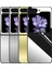 Samsung Galaxy Z Flip5 Altın Için Paslanmaz Çelik Telefon Kılıfı (Yurt Dışından) 4