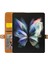 Samsung Galaxy Z Fold5 Sarı Için Kübik Doku Deri Kasa (Yurt Dışından) 3