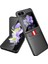 Samsung Galaxy Z Flip5 5g Gri Için Litchi Doku Telefon Kılıfı (Yurt Dışından) 1