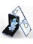 Samsung Galaxy Z Flip5 Mavi Için Yüzük ile Gkk Phantom Telefon Kılıfı (Yurt Dışından) 1