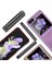 Samsung Galaxy Z Flip5 5g Mor Için Glitter Powder Cilt Pu Kılıf (Yurt Dışından) 3