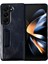 Samsung Galaxy Z Fold5 Siyah Için Çılgın At Doku Tutucu Kılıf (Yurt Dışından) 1