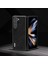 Abeel Dream Litchi Doku Kılıfı Samsung Galaxy Z Fold5 Siyah (Yurt Dışından) 3
