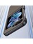 Samsung Galaxy Z Flip5 Siyah Mavi Için Karbon Fiber Telefon Kılıfı (Yurt Dışından) 3