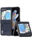 Samsung Galaxy Z Flip5 Mavi Için Abeel Cowhide Doku Kılıfı (Yurt Dışından) 1