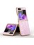 Samsung Galaxy Z Flip5 Pink Için Electleplat Glittery Telefon Kılıfı (Yurt Dışından) 1