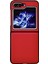 Samsung Galaxy Z Flip5 Kırmızı Için Morandi Pc Telefon Kılıfı (Yurt Dışından) 1